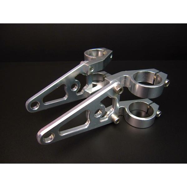 ヘッドライトブラケットφ26アルミ製CNC