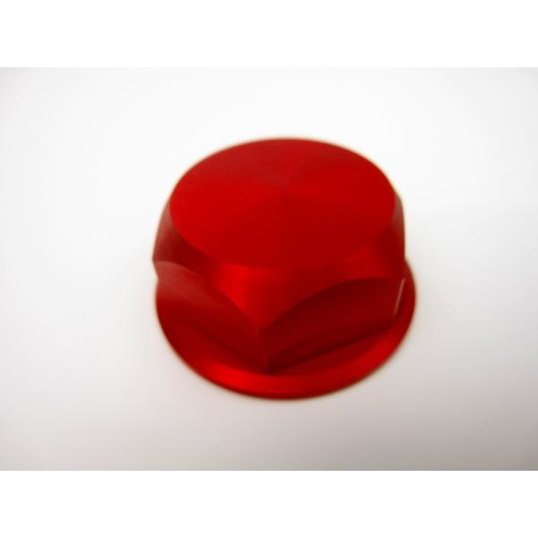 モンキーエイプ系ステアリングナット赤【ポスト投函便】