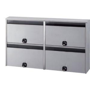 RYポスト 4戸用 ダイヤル錠 杉田エース