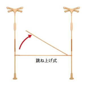 バディーIクロスバー跳ね上げ式セット 1.2m幅 MNTCM02BE012