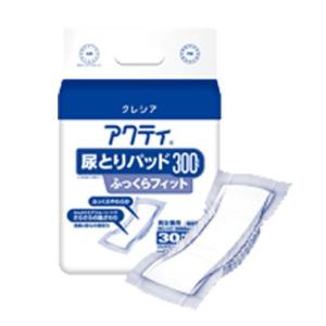 アクティ 尿取りパッド300 ふっくらフィット 30枚×6袋 84707 日本製紙クレシア