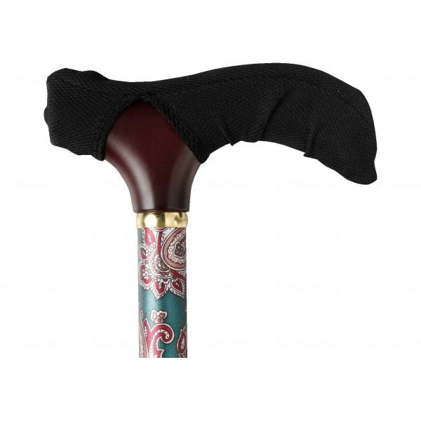 メール便出荷 グリップカバー まもり ブラック S M L 009720 杖 カバー ウェルファン