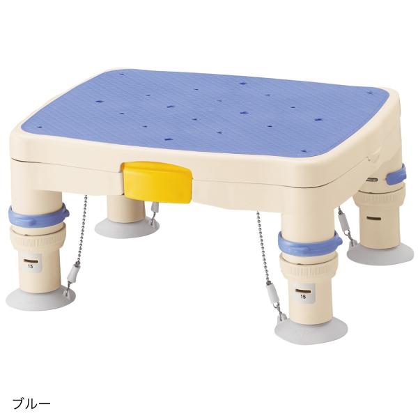 高さ調節付浴槽台R かるぴったん ミニ すべり止めシートタイプ ブルー 536-483 アロン化成