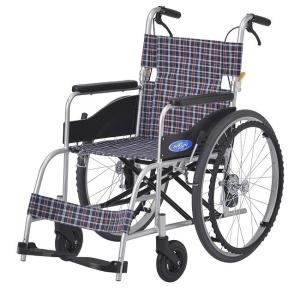 日進医療器 車椅子 軽量 自走式 NEO-1 ノーパンク 標準タイプ 座幅40cm