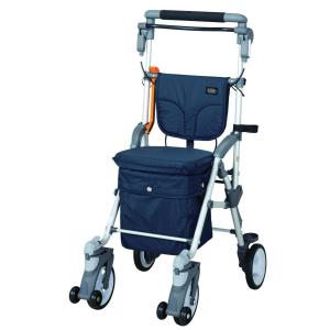 シルバーカー 軽量 コンパクト 座れる スルーンボックスN フラワー