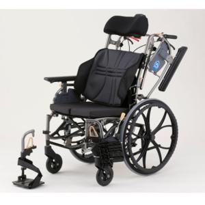 日進医療器 車椅子 軽量 介助式 ティルト 座王X NA-XF5 ノーパンク