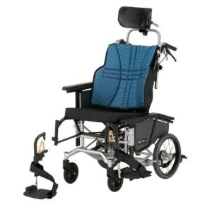 ウルトラ 軽量コンパクトティルト＆リクライニング車椅子 ノーパンクタイヤ仕様 NAH-UC Hi  インディゴ