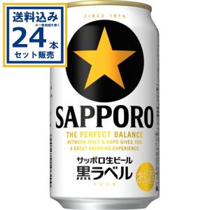 サッポロ 黒ラベル 生ビール黒ラベル 350ml×24本×2ケース (48本)(送料
