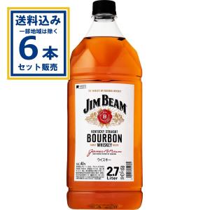 バーボンウイスキー ジムビーム ペットボトル ( 2700ml／2.7L*2本