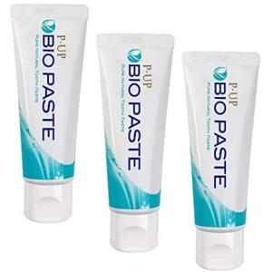 3個セット ピーアップ バイオペースト 60g P-UP BIOPASTE 歯磨き粉 界面活性剤不使...