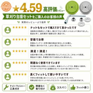 草刈機台座 交換用蓋2個セット 刈払機 草払い...の詳細画像2