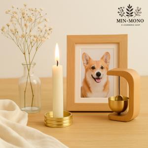 ろうそく立て 火立て 仏具 ミニ燭台 金色 ゴ...の詳細画像2