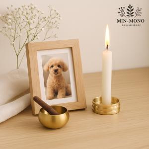 ろうそく立て 火立て 仏具 ミニ燭台 金色 ゴ...の詳細画像5