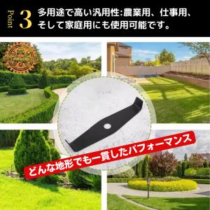 シュレッダーブレード 草刈り機 2枚刃 替刃 ...の詳細画像4