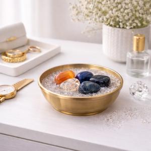 パワーストーン 浄化セット ゴールド皿付き 水...の詳細画像5