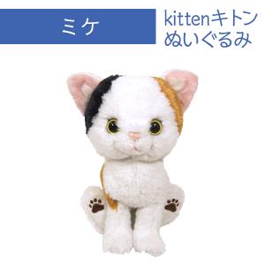 キトン ぬいぐるみ ミケ　オーナーグッズ　ペットグッズ　ペット用品　猫用品｜minnaegao