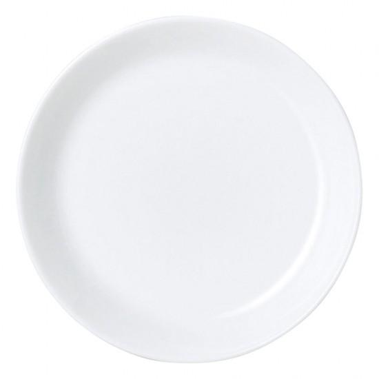 シャープ&amp;モダン 白 15.5洋風プレートS 白い器 洋食器 丸型プレート（S） 業務用 約15.5...