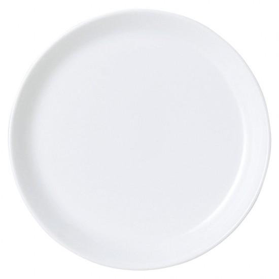 シャープ&amp;モダン 白 23洋風プレートL 白い器 洋食器 丸型プレート（L） 業務用 約23cm 肉...