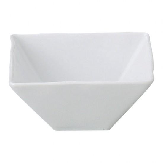 シャープ&amp;モダン 白 スクエアボール 小 白い器 洋食器 正角ボール（M） 業務用 約11.5cm