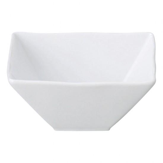 シャープ&amp;モダン 白 スクエアボール 中 白い器 洋食器 正角ボール（M） 業務用 約14.5cm
