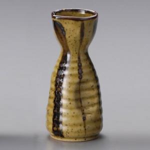黄瀬戸二色十草小徳利 和食器 徳利・盃 業務用 約5.2cm 在庫処分品
