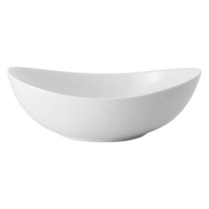 ブランシェ2 白 舟型深鉢L 白い器 洋食器 楕円・変形ボール（M） 業務