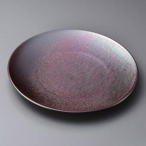 網目10号丸皿 萬古焼 和食器 丸大皿 業務用 約32cm 和食 和風 ふぐ刺し