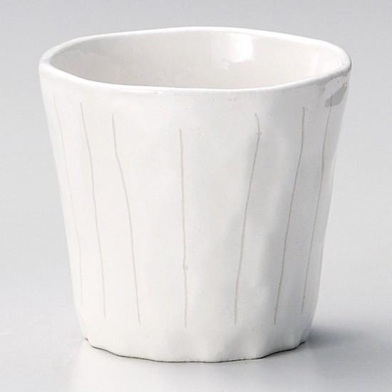 彫十草ロックカップ 和食器 ロックカップ 業務用 約10×9cm 焼酎ロック 梅酒ロック 杏仁豆腐 ...