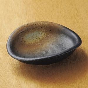 黒備前三ツ足千代口 和食器 刺身用千代久 業務用 約9cm さしみ用 お