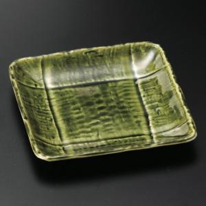 織部笹皿 和食器 フルーツ皿・銘々皿・取皿 業務用 約17cm 和食 和風
