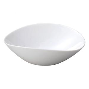 ブランシェ 白楕円鉢L 白い器 洋食器 楕円・変形ボール（M） 業務用 約24.8cm 楕円皿 楕円鉢 中鉢 ボウル｜minnano-souko