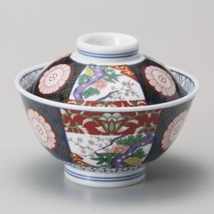 錦牡丹蓋丼 和食器 蓋丼 業務用 約15.7cm 和食 和風 どんぶり 蓋付