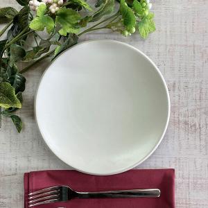 カルマ スノーホワイト 27.5cmプレート 約27.6cm 洋食器 丸型プレート