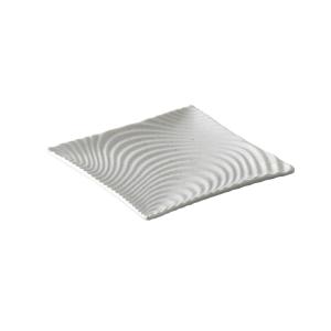 粉引釉風紋正角皿（小） 和食器 串皿・のり皿 業務用 約16.6cm