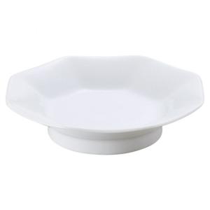 白玉渕 耳付8吋ベーカー 白い器 洋食器 楕円・変形ボール（M） 業務用