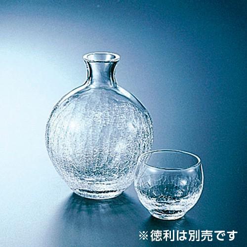 ヒビ丸型盃 ガラス 酒 業務用 約45（最大52）mm
