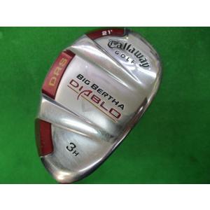 【特選中古】キャロウェイ/CALLAWAY　  BIG BERTHA DIABLO DRS (US) 3H(21゜)　 シャフト  BIG BERTHA DIABLO フレックス  R｜minnanogolf