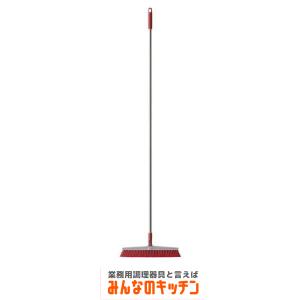 HGブルロン箒TF-32 レッド 業務用 デッキブラシ 掃除道具（9-1346-0405）｜minnanokitchin