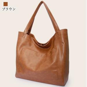 トートバッグ レディース 大容量レザートートバ...の詳細画像3
