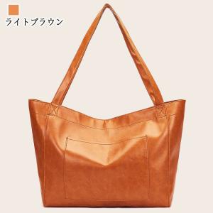 トートバッグ レディース 大容量レザートートバ...の詳細画像4