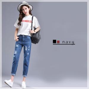 デニムパンツ レディース ダメージデニム 春 ...の詳細画像1