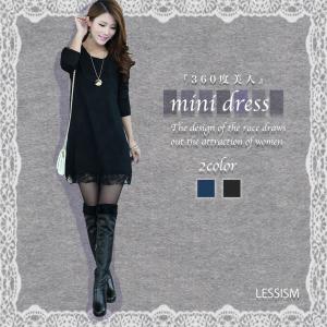 ワンピース レディース レースミニワンピ 人気 ...の商品画像