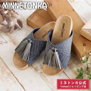 ミネトンカ公式 MINNETONKA MILA ミラサンダル【5690432】正規品 タッセル ヘップサンダル フラットサンダル  スムースレザー レディース 女性 靴 サンダル｜minnetonka