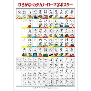 ひらがな カタカナ ローマ字 ポスターの商品一覧 通販 Yahoo ショッピング
