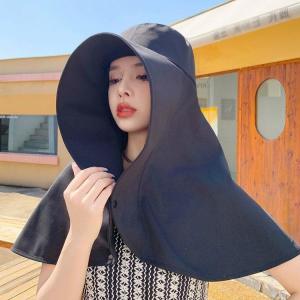 日除け帽子 遮光 UVカット レディース つば...の詳細画像2