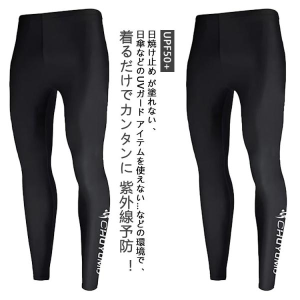 ラッシュガード メンズ レギンス UPF50  UVカット ラッシュレギンス FELLOW 水陸両用...
