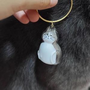 【2個セット】猫の毛収納ボトル キーホルダー ...の詳細画像3