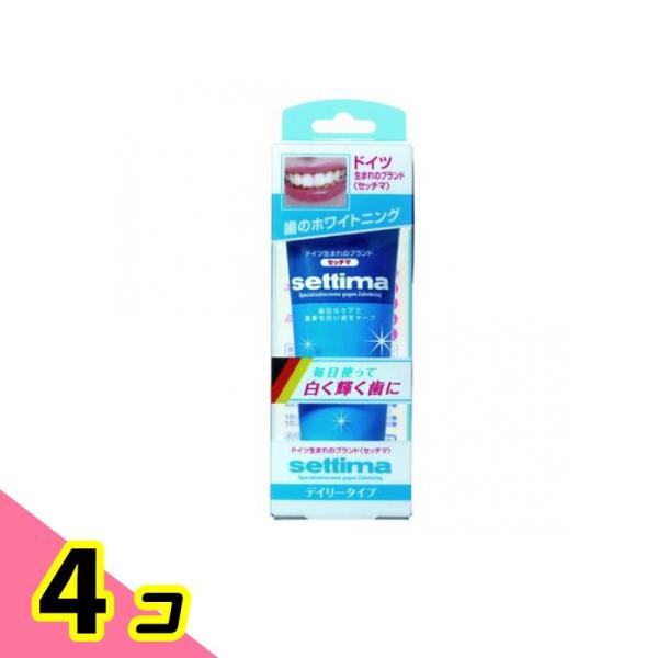 セッチマ はみがき[デイリータイプ] 80g 4個セット