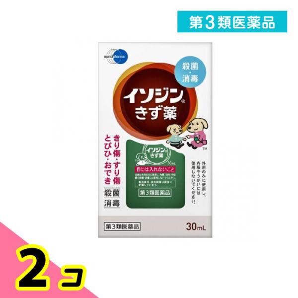 第３類医薬品 イソジン きず薬 30mL 傷薬 殺菌消毒薬 塗り薬 切り傷 擦り傷 とびひ おでき ...