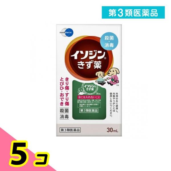 第３類医薬品 イソジン きず薬 30mL 傷薬 殺菌消毒薬 塗り薬 切り傷 擦り傷 とびひ おでき ...